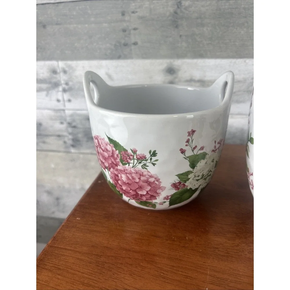 Temp-tations By Tara Hydrangea 1 & 2 QT Nesting Bowls